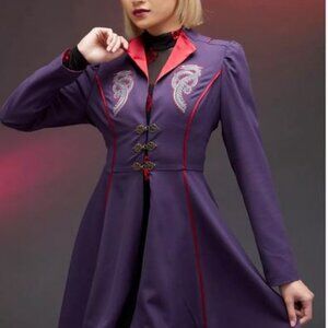 NEW~Game of Thrones House Of The Dragon HI-LOW WAIST COAT~Size XS